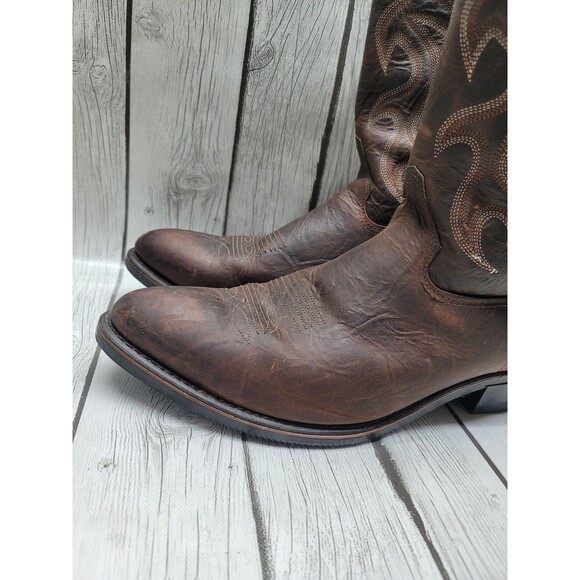 Double H Robert Men’s 15 D AG7 Western Cowboy Work Brown Leather Boots 3282 main image 11